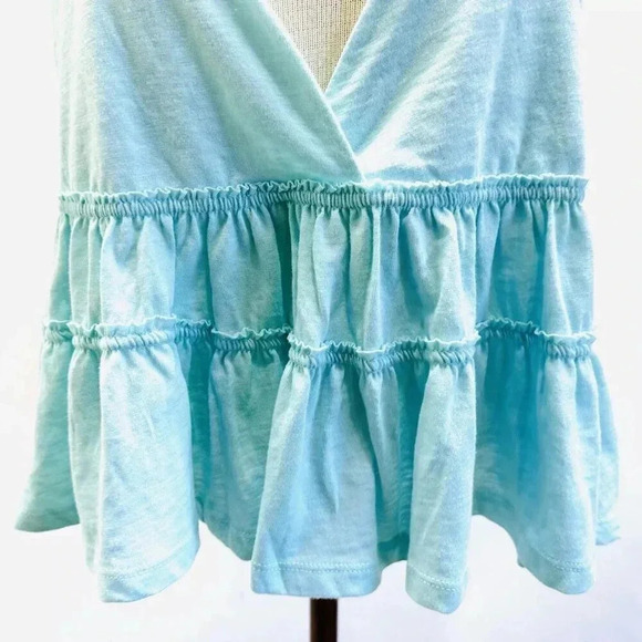 NWT SO GOODS FOR LIFE Juniors Sleeveless Straps Pullover V-Neck Blue Top Sz XXL - Picture 6 of 10